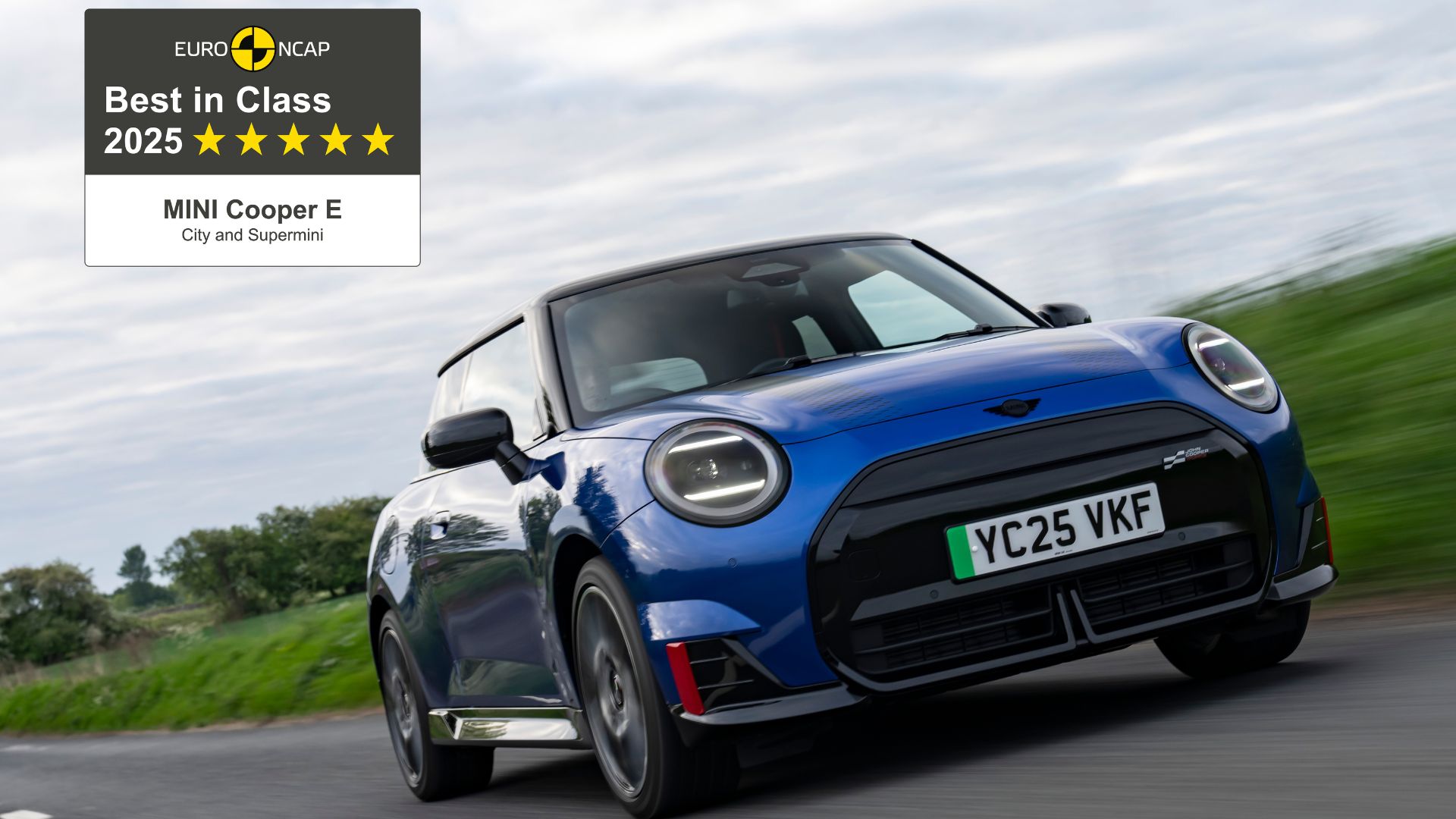 MINI Cooper Electric Named Euro NCAP ‘Best in Class’ for Safety in 2025